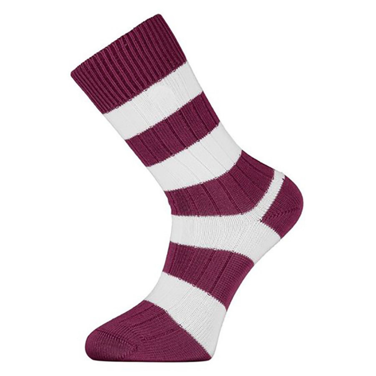 Maroon Rugby Socks